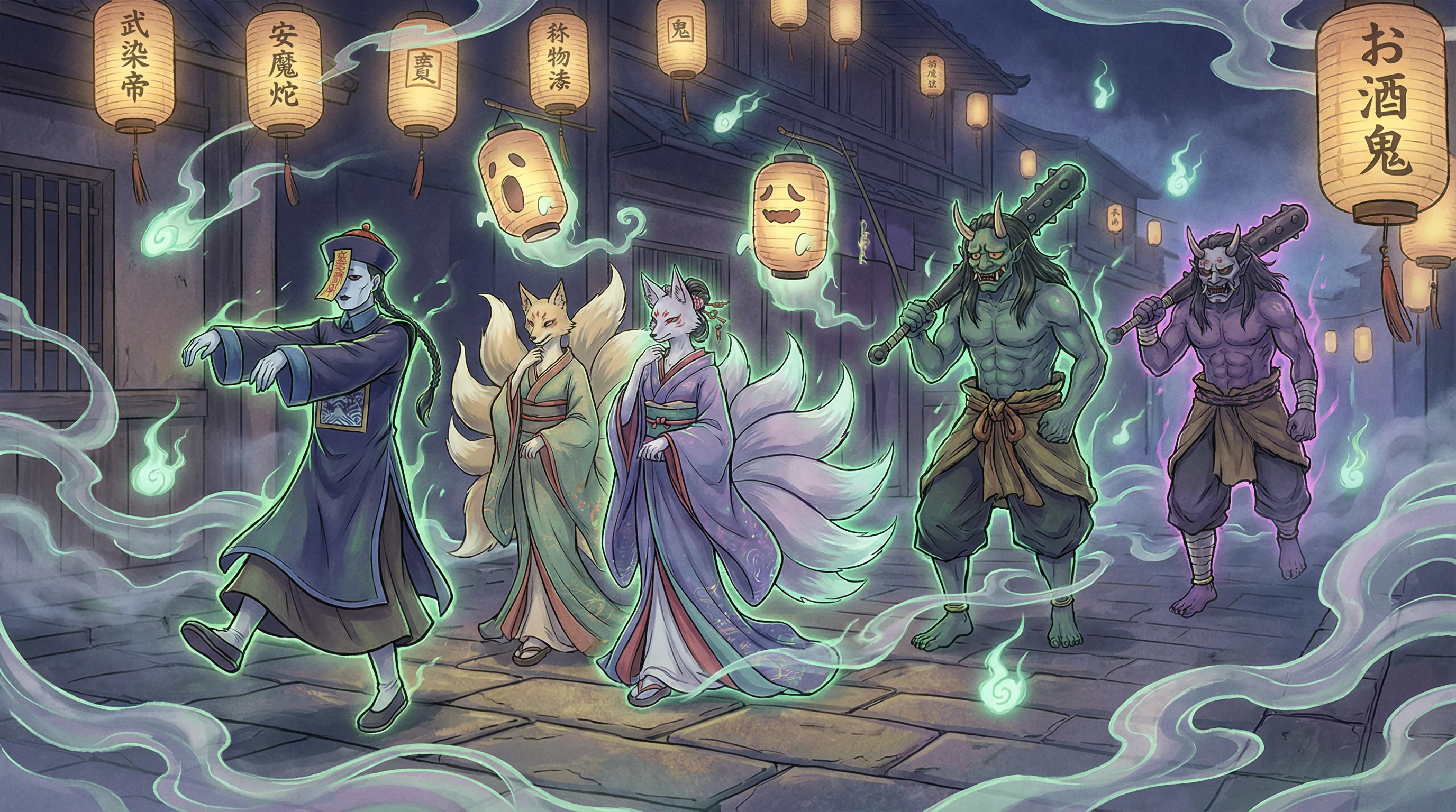 百鬼夜行 - 小东西叫出来我想听 中日鬼怪动漫
